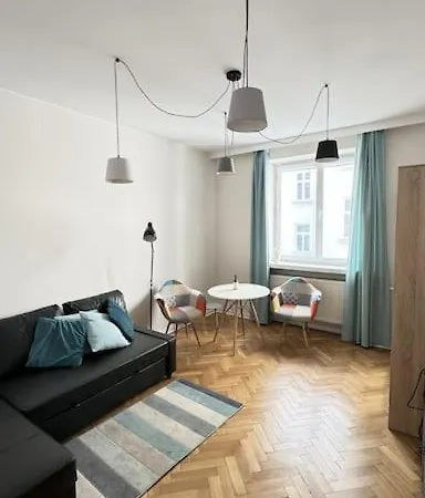 Apartmán Flat In The Heart Of Varšava Exteriér fotografie